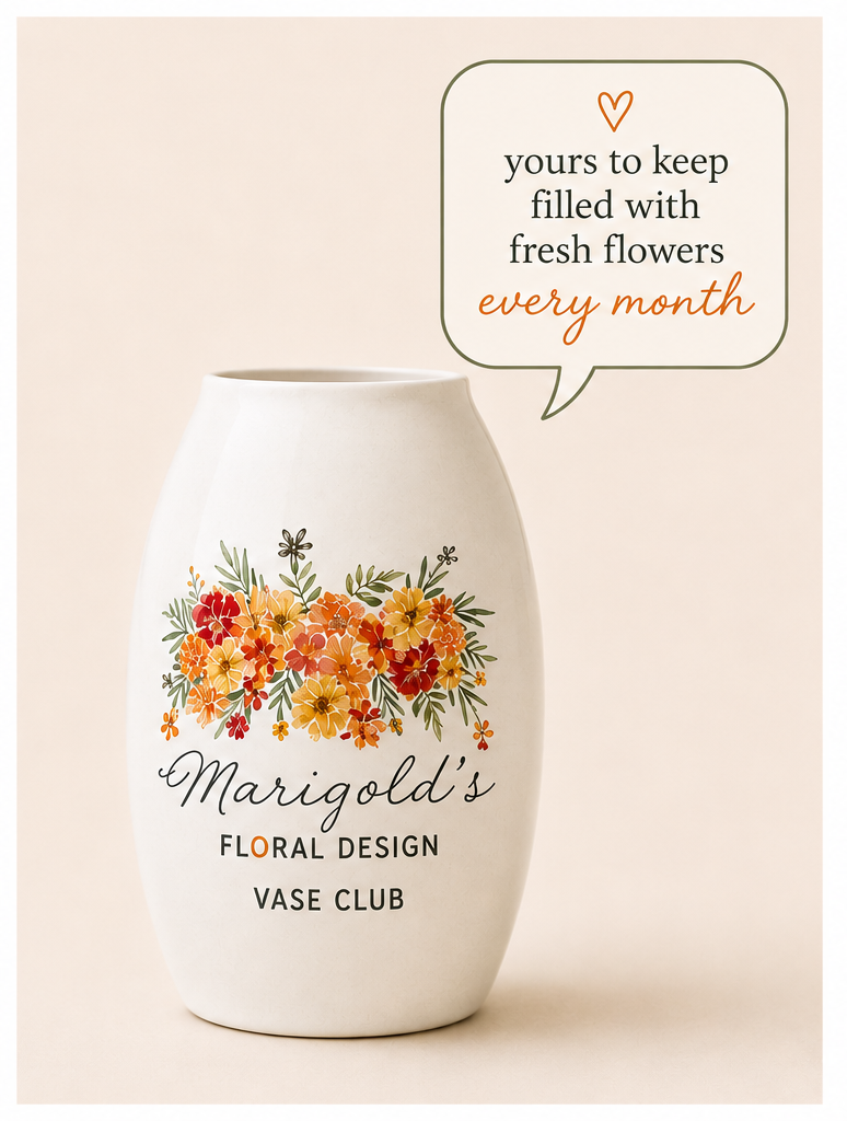 Vase Club - Floral Design (Vase Only)