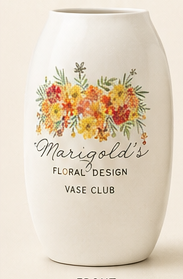 Vase Club Subscription - Floral Logo Design