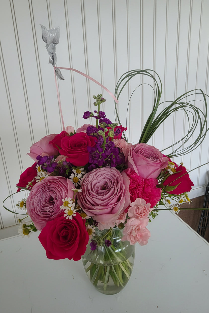 Birthday Balloon Vase Arrangement